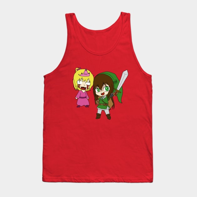 creepypasta Sally chibi Tank Top by LillyTheChibi